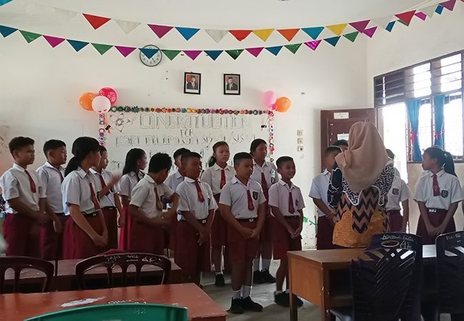 Acara Pelepasan Siswa-Siswi Kelas VI SDN 091542 Hutabayuraja Berlangsung Sederhana
