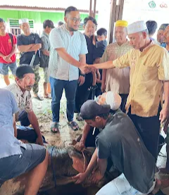 Wakapolri Salurkan Kurban Sapi Melalui YSCI ke Masyarakat P.Sidimpuan