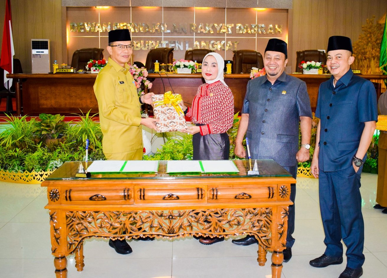 DPRD Langkat Gelar Paripurna Penyampaian Pertanggung Jawaban APBD