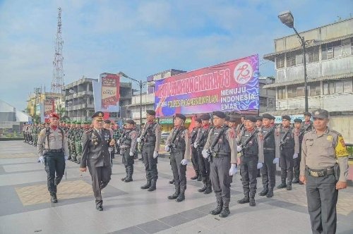 Upacara HUT Bhayangkara, Wali Kota Psp Berterimakasih Ke Polri Atas Dedikasinya