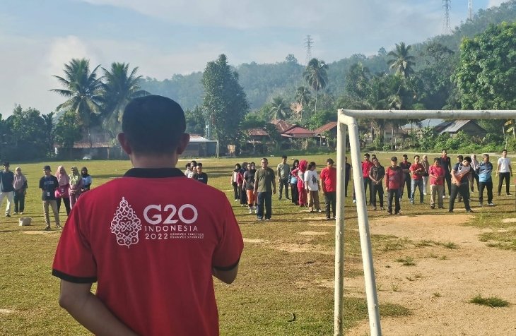 Perkuat Sinergitas, Lapas Sidimpuan Senam Pagi dengan Masyarakat Salambue