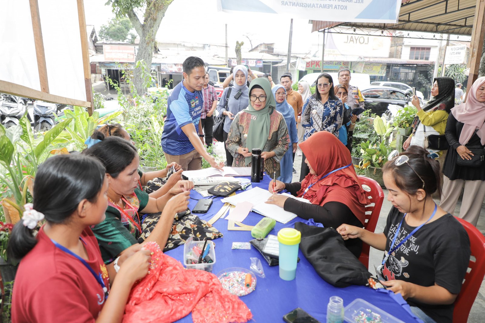 Wali Kota  Pematangsiantar Kunjungi  Pelatihan Menjahit LPK Corin\'s Modiste