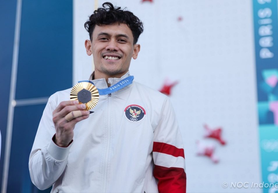 Veddriq Leonardo Raih Medali Emas di Olimpiade Paris 2024