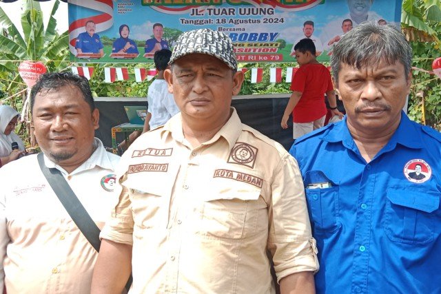 HUT RI Ke-79, Pasti Bobby Kota Medan Bersilaturahmi dengan Warga