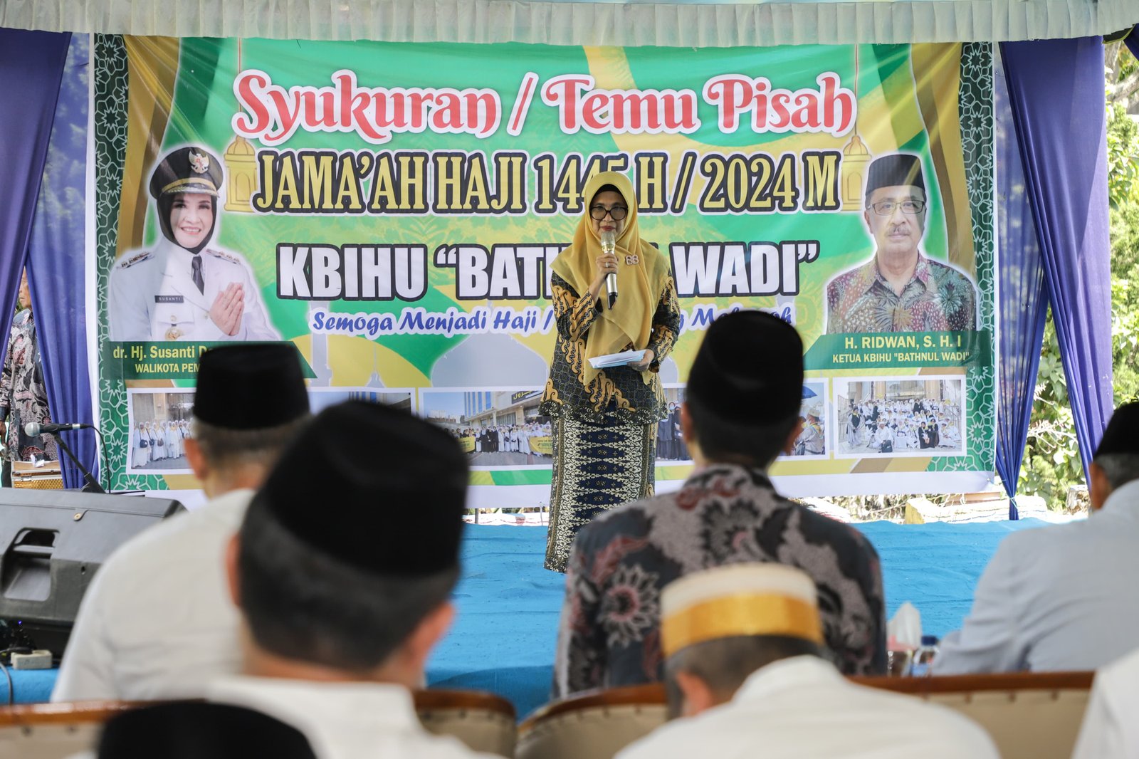 Wali Kota Pematangsiantar Hadiri acara Temu Pisah Jamaah Haji 1445 H/2024 M KBIHU Bathnul Wadi