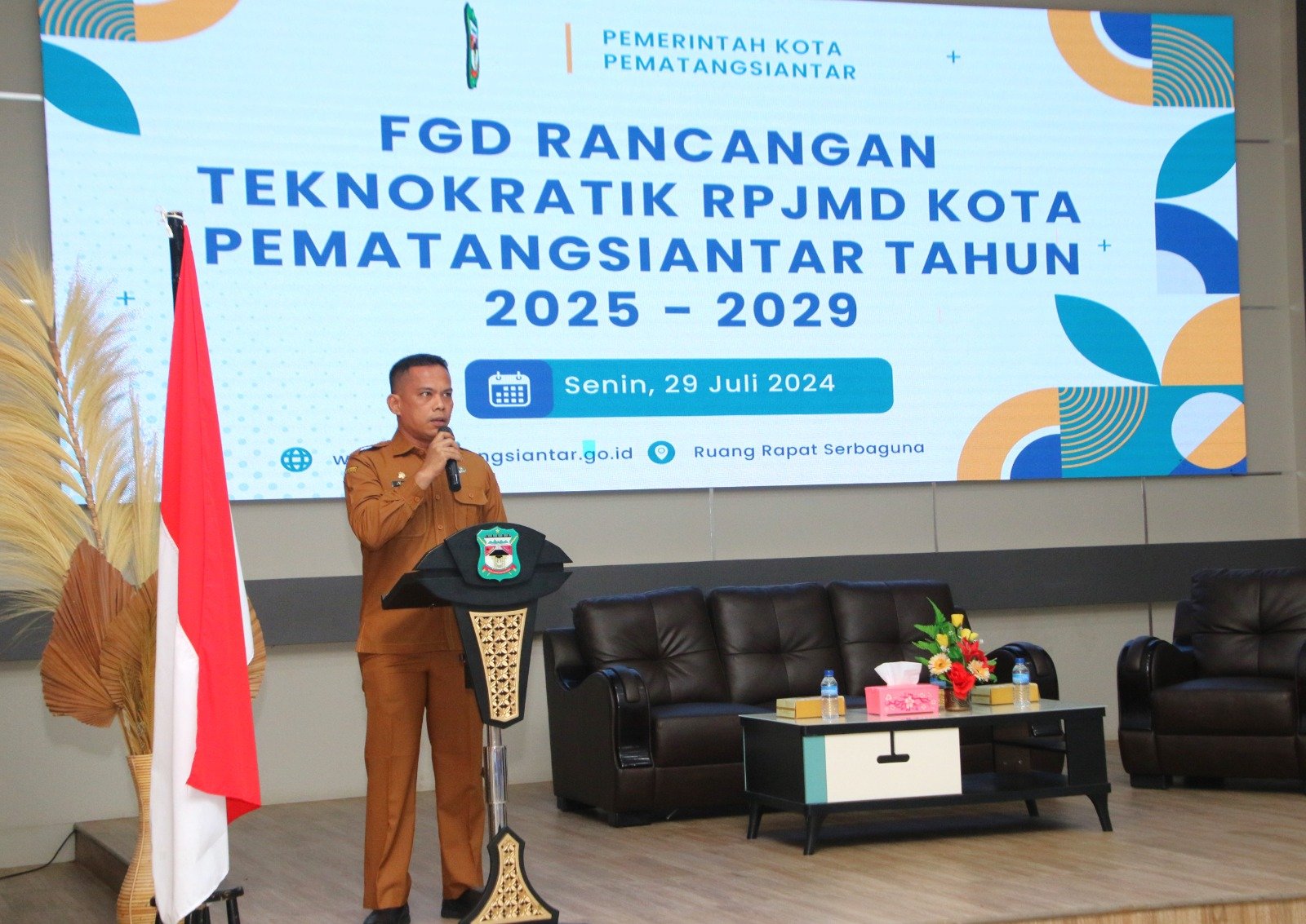 Pemko Siantar Bahas Substansi Dokumen Rancangan Teknokratik RPJMD di Acara Focus Group Discussion 
