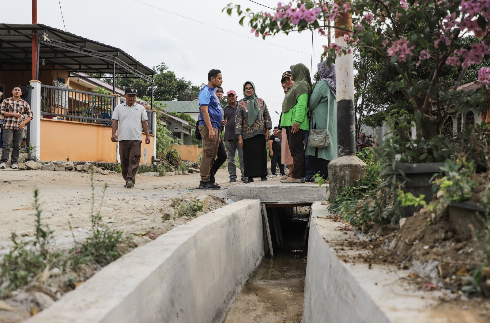 Wali Kota Pematangsiantar Tinjau Pekerjaan Rehabilitasi Drainase