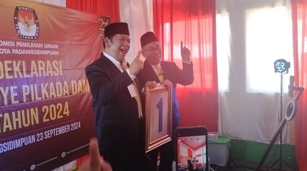 Irsan-Ali Bersyukur Peroleh Nomor Urut 1 Sebagai \'Pemenang\'