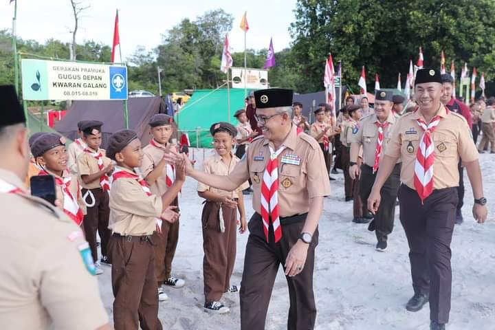 Persami Kwartir Ranting Galang 2024 , Jefridin Tegaskan Nilai-Nilai Pengabdian Dalam Pramuka