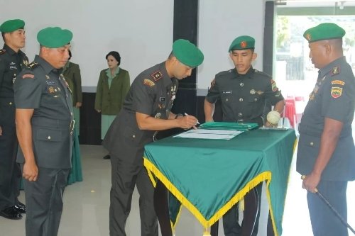 Danrem 023/KS Pimpin Sertijab, Letkol Delli Yudha Kini Komandoi Kodim 0212/TS