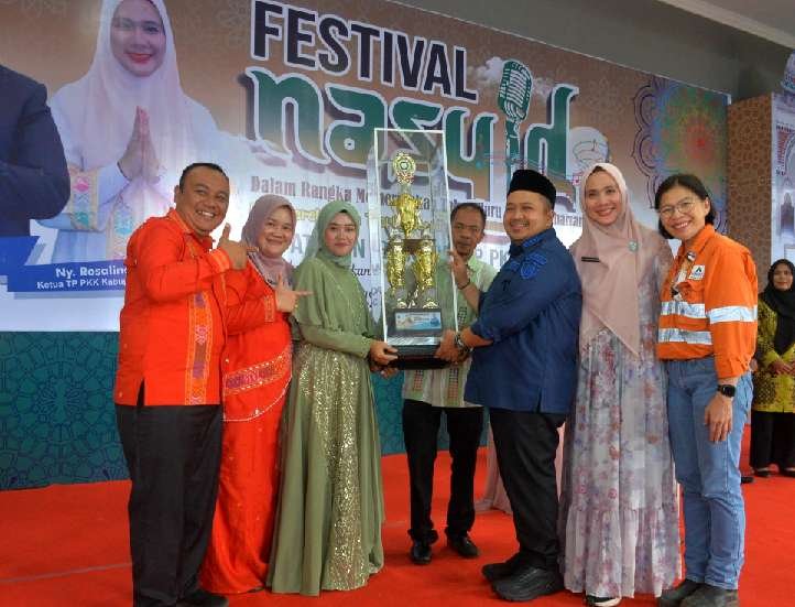 Kecamatan Batang Toru Juara Umum Festival Nasyid se-Tapsel Tahun 2024