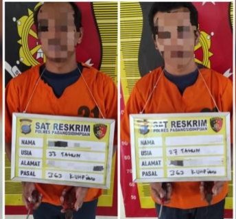 Bongkar Tower Telekomunikasi, 2 Pria di P.Sidimpuan di Tangkap Polisi