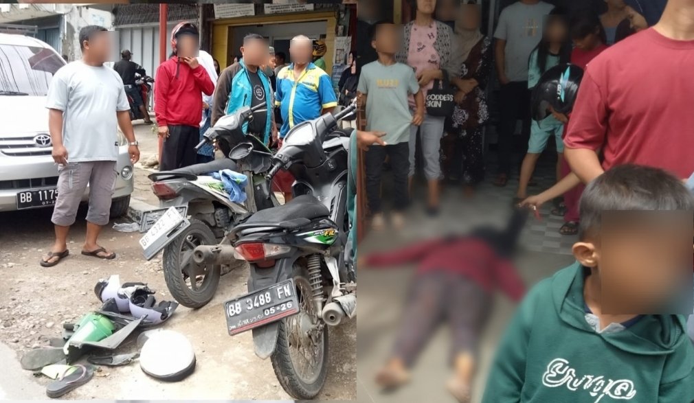 Naas! Wanita Pengendara Motor Beat Tewas Ditempat Usai Nabrak 2 Mobil Lalu di Sambar Revo