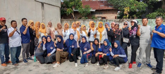Merajut Silaturahmi, Pasti Bobby Medan Denai Gelar Senam 