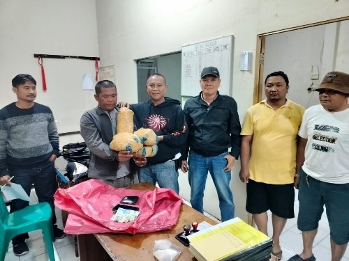 Nekat Bawa 4 Ball Ganja, Pria Residivis Ini Ditangkap Tim Polsek Batunadua