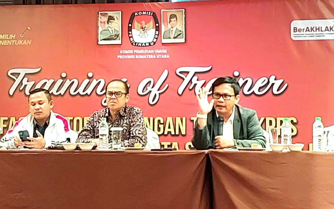 Siapkan KPPS, KPU Sumut Gelar Training of Trainer KPU Kabupaten/Kota