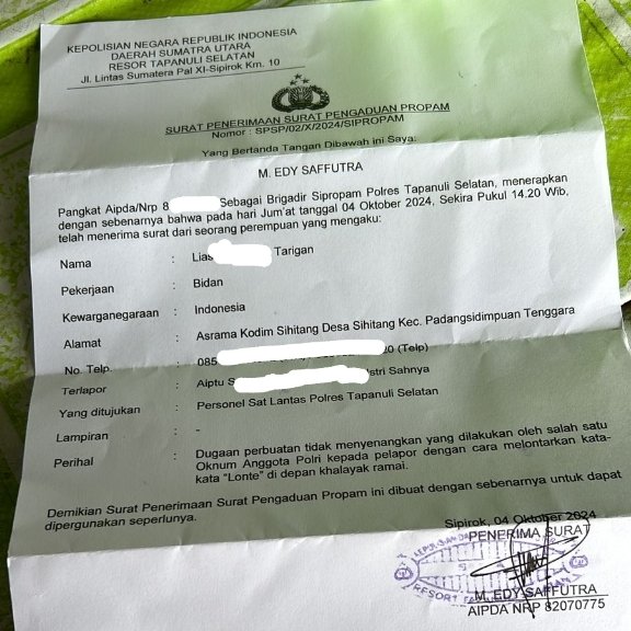 Laporan Pelecehan Ke Bidan, Oknum Polisi Tapsel Sebut \'Fitnah\', Berikut Bantahannya