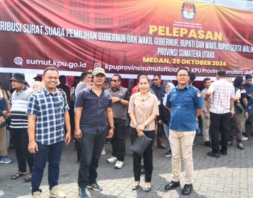 KPU Medan Terima 1.847.996 Kertas Surat Suara di Pilkada 2024