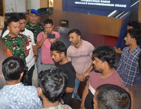 TNI Kodim 0212 Ungkap Penyeludupan Imigran WNA Bangladesh di P.Sidimpuan