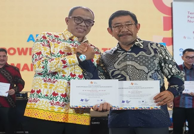 Pj Bupati Langkat Faisal Hasrimy Terima 