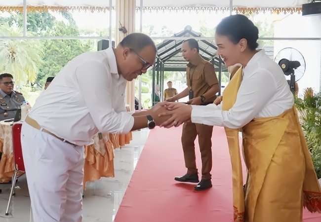 Sambut Ketua Pengadilan Negeri Stabat Baru, Pj. Bupati Langkat: Kolaborasi Penegakan Hukum Adil