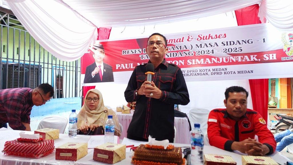 Ketua DPRD Kota Medan Gelar Reses di 2 Kecamatan