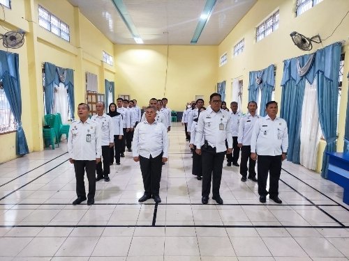 Lapas Sidimpuan Apel Awal Tahun 2025, Berikut Pesan Menko Kumham Imipas