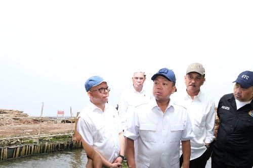 Menteri ATR/BPN Sidak Lokasi Manipulasi Data Tanah di Pagar Laut 