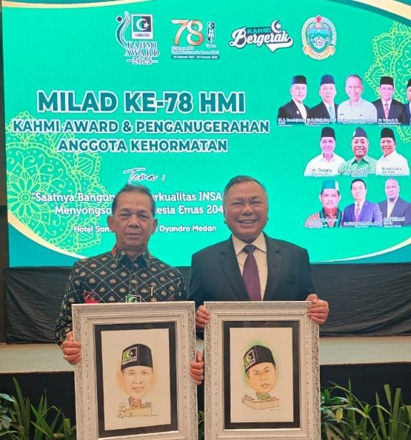 Milad HMI ke-78, Syahrul Pasaribu Teristimewa Terima KAHMI Award