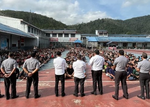 Usai Sertijab, Kalapas Sidimpuan Baru, Mathrios Hutasoit Berikan Arahan Ke WBP