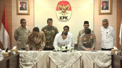 Irjen Kementerian ATR/BPN Saksikan Penandatanganan SKB Timnas PK