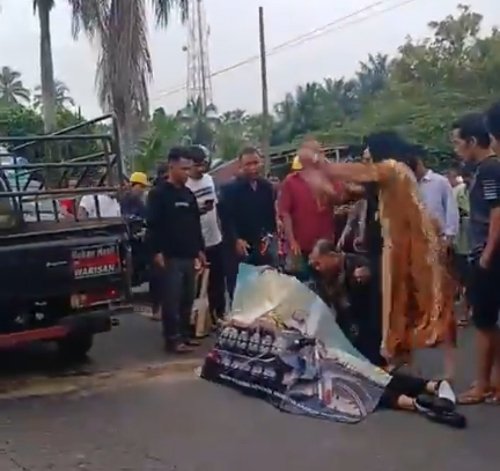 Kepala Pecah! Wanita Pengendara N-MX Tewas Diduga Ditabrak Lari di P.Sidimpuan
