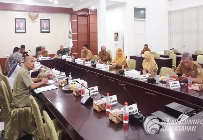 Pemkab Asahan Ikuti Rakor Pengendalian Inflasi dan Penandatanganan Nota Kesepahaman Perizinan Daerah