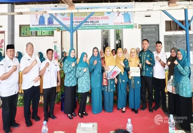 Posyandu Melur Desa Sipaku Area Terima Kunjungan Tim Evaluasi Lomba Posyandu Tingkat Sumut