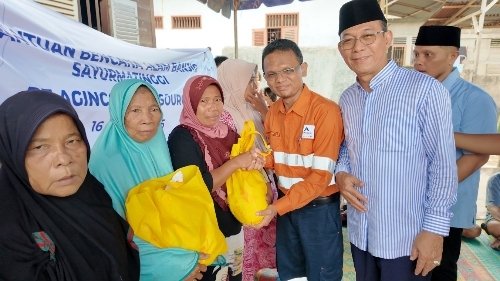 Sigap Tanggap Bencana Banjir, PTAR Berikan Sembako 2.500 Keluarga Korban