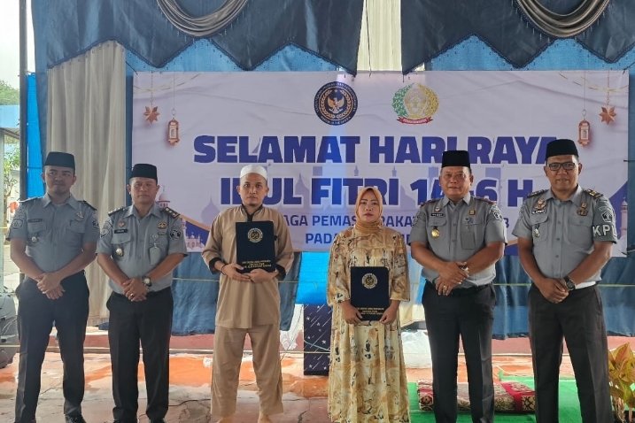 559 Warga Binaan Lapas Sidimpuan Terima Remisi Khusus di Hari Raya Idul Fitri