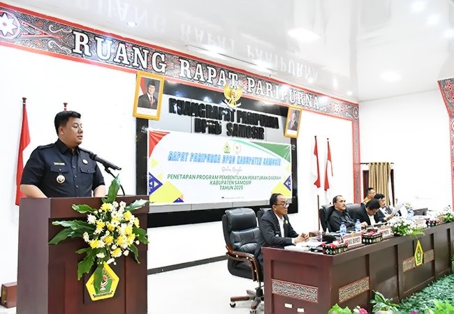 DPRD Samosir Tetapkan 13 Program Pembentukan Perda 2025