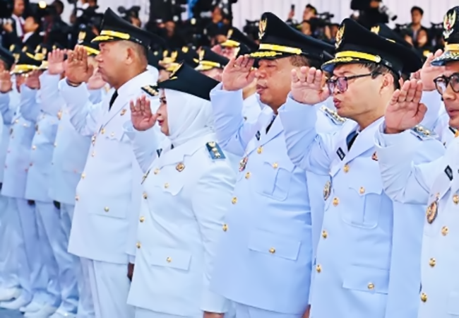 Lantik Serentak, Prabowo Minta Kepala Daerah Jaga Kepentingan Rakyat