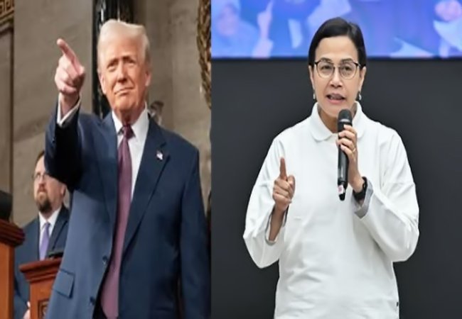 Sri Mulyani Bahas Dampak Kebijakan Presiden AS Trump Picu Perang Ekonomi