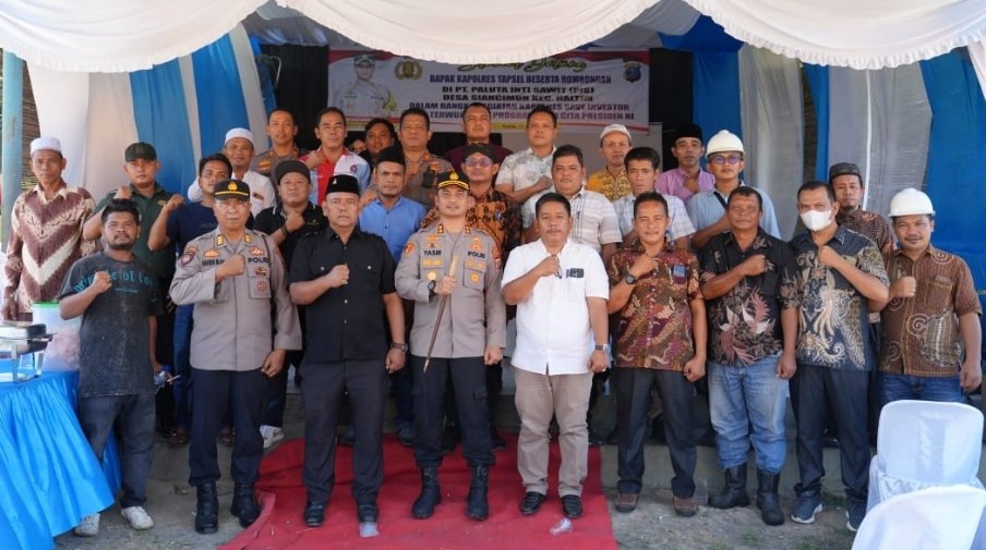 Kapolres Tapsel Gelar “Save Investasi” di PT. PIS, Dukung Asta Cita Presiden