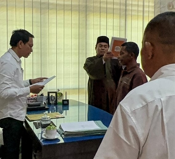 Sertifikat Hilang, Warga Disumpah di Kantor BPN Padangsidimpuan