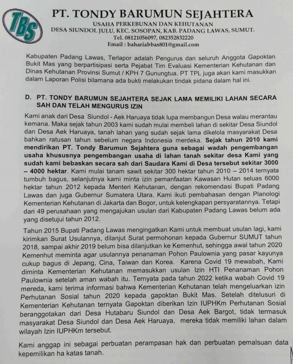 TERBONGKAR! Bahari Ajukan Kerjasama Tanam Eukaliptus di Kawasan Hutan Negara ke PT TPL