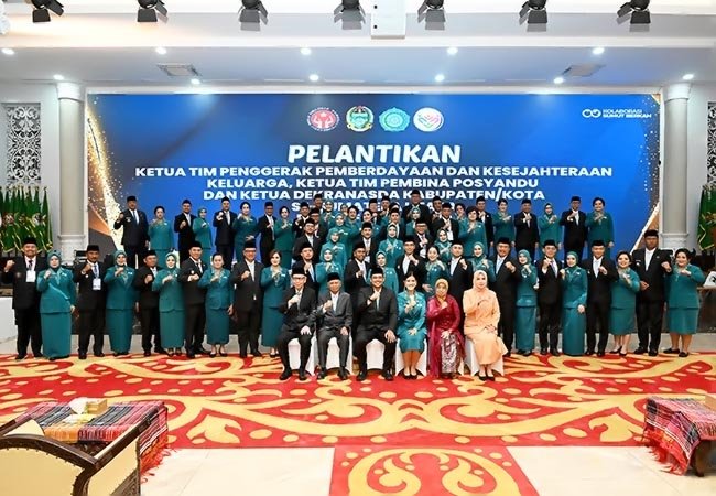 Ketua TP-PKK Samosir Dilantik