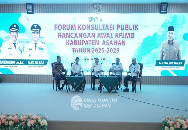 Bupati Asahan Buka Forum Konsultasi Publik Rancangan Awal RPJMD 2025–2029