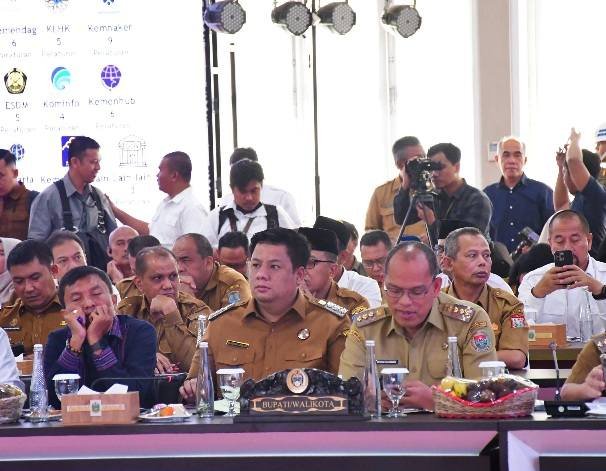 Bupati Samosir Hadiri Rapat Koordinasi Bidang Pangan Dibuka Menko Pangan
