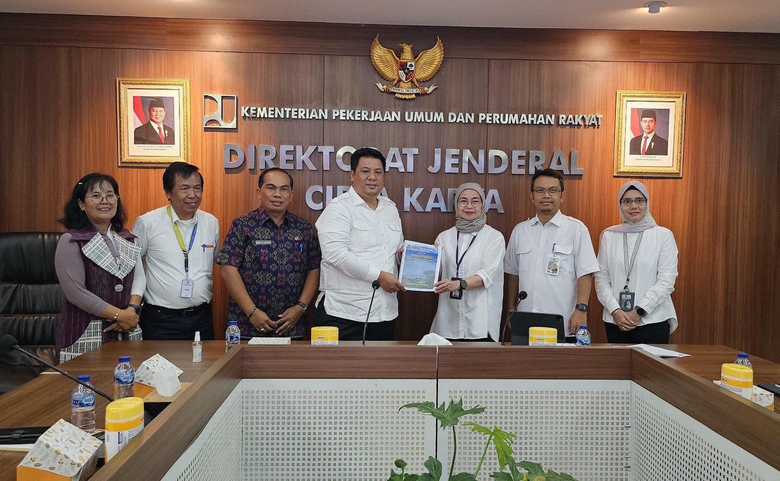 Audiensi ke Dirjen Cipta Karya Kementerian PU RI, Bupati Samosir Sampaikan Usulan Kegiatan Prioritas