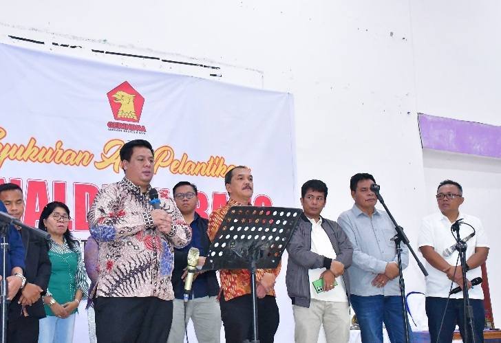 Bupati Samosir Hadiri Syukuran Anggota DPRD Terpilih Renaldi Naibaho Periode 2024-2029