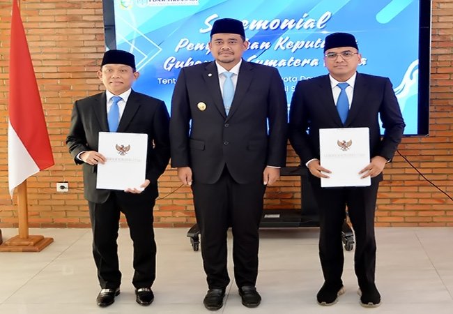 Bobby Nasution Lantik Dua Dewan Pengawas Baru Perumda Tirtanadi