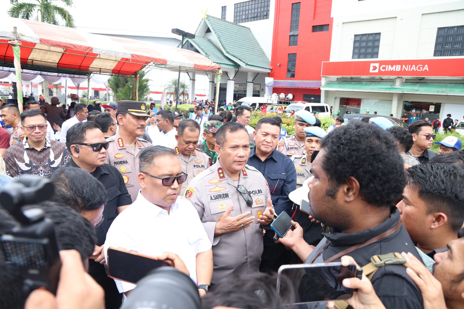 Peringatan Hari Buruh 2025 di Kepri Kondusif
