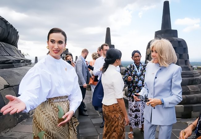 Borobudur Jadi Simbol Diplomasi Budaya dalam Kunjungan Kenegaraan Presiden Prancis Emmanuel Macron